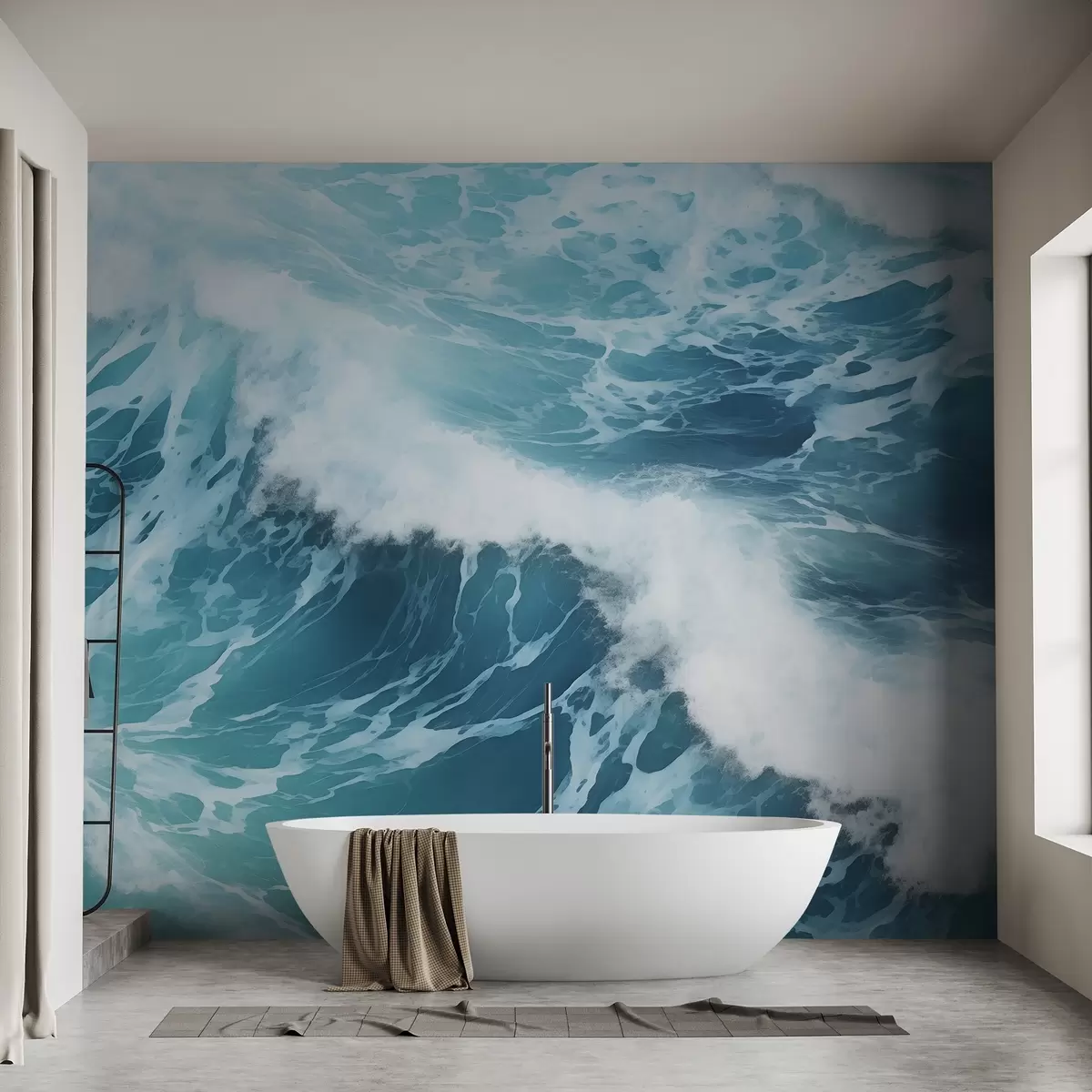 murales de pared Pulso marino w03632