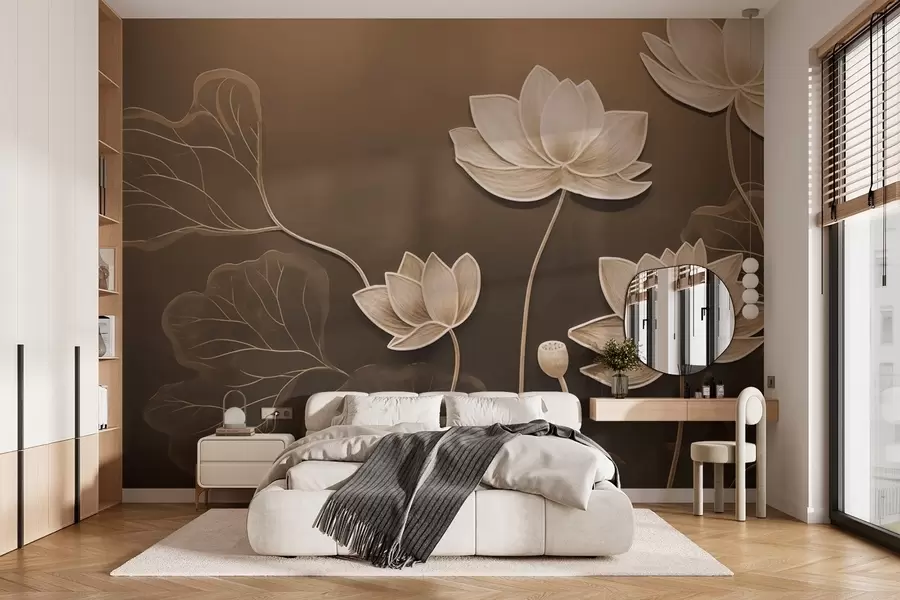murales de pared Lotos w03591