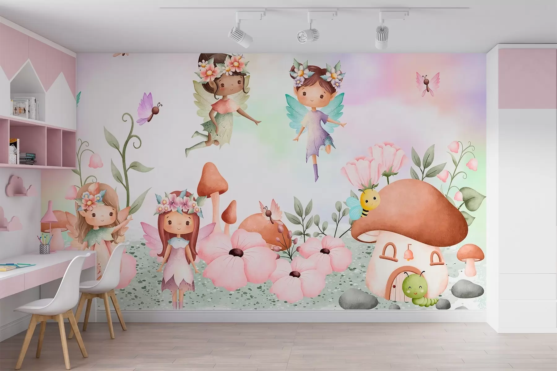 murales de pared Hadas de cuento w03726