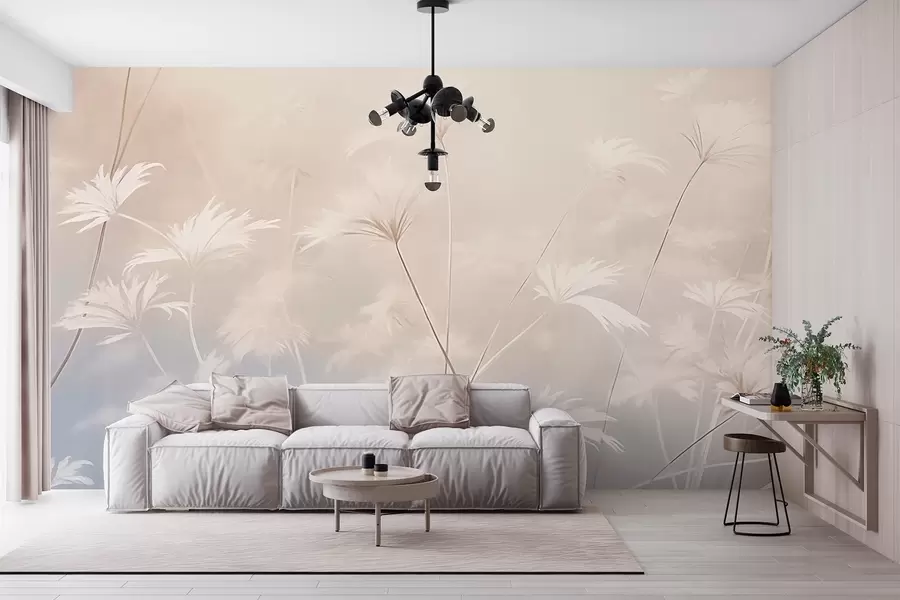 murales de pared Hierbas en estilo vintage w03840