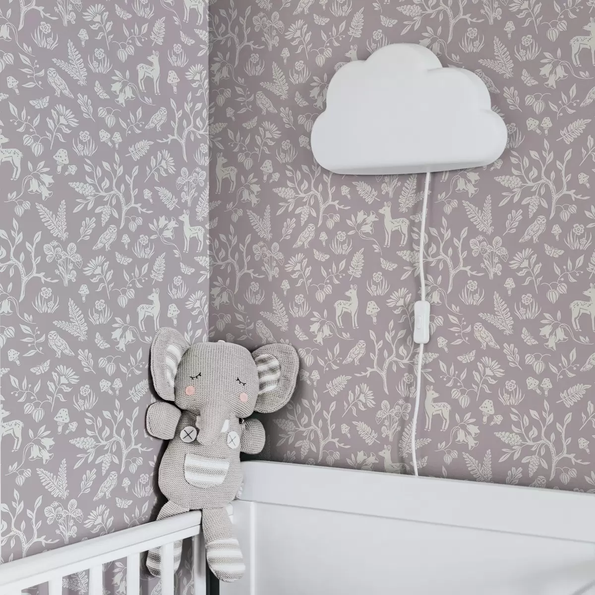Papel pintado Mini animales escandinavos con plantas a00149v1