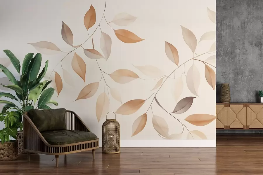 murales de pared Hojas w03892