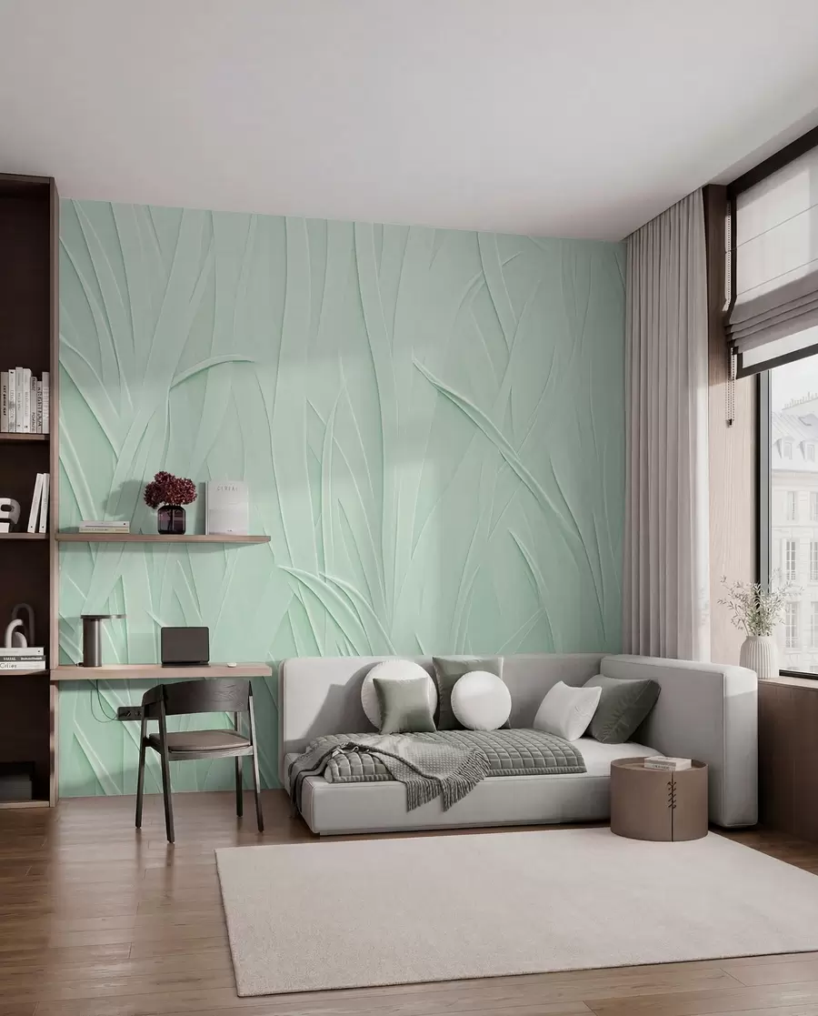 murales de pared Líneas curvas w03985v2