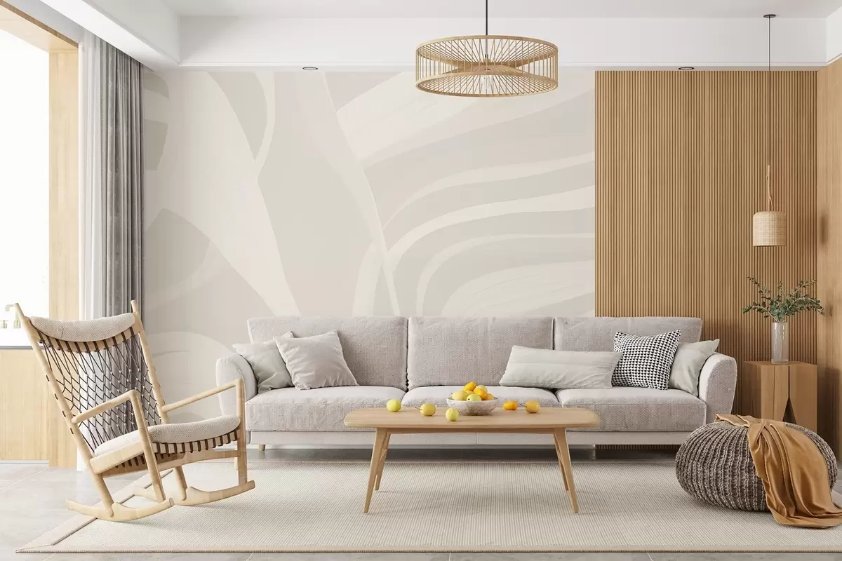 murales de pared Líneas suaves w04041
