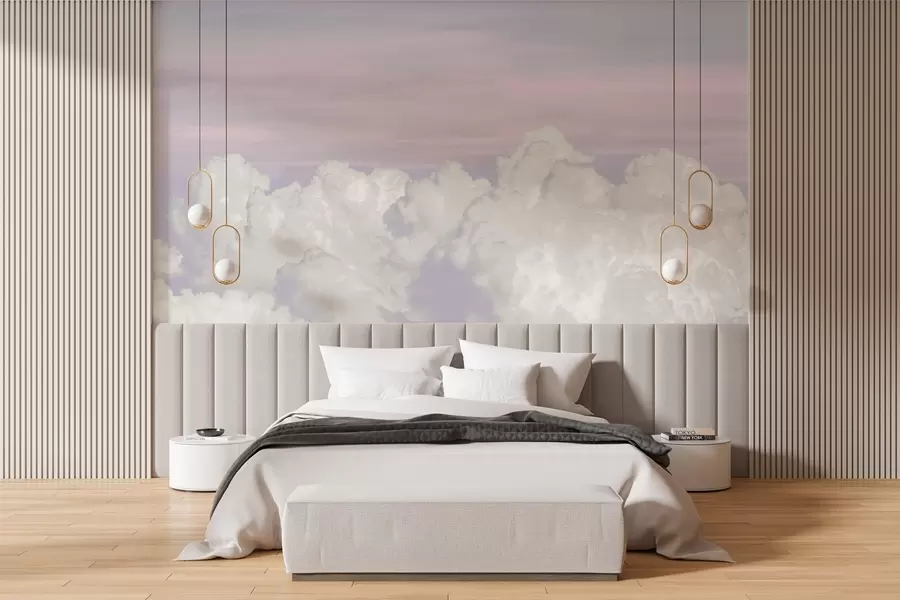 murales de pared cielo de vainilla w04032