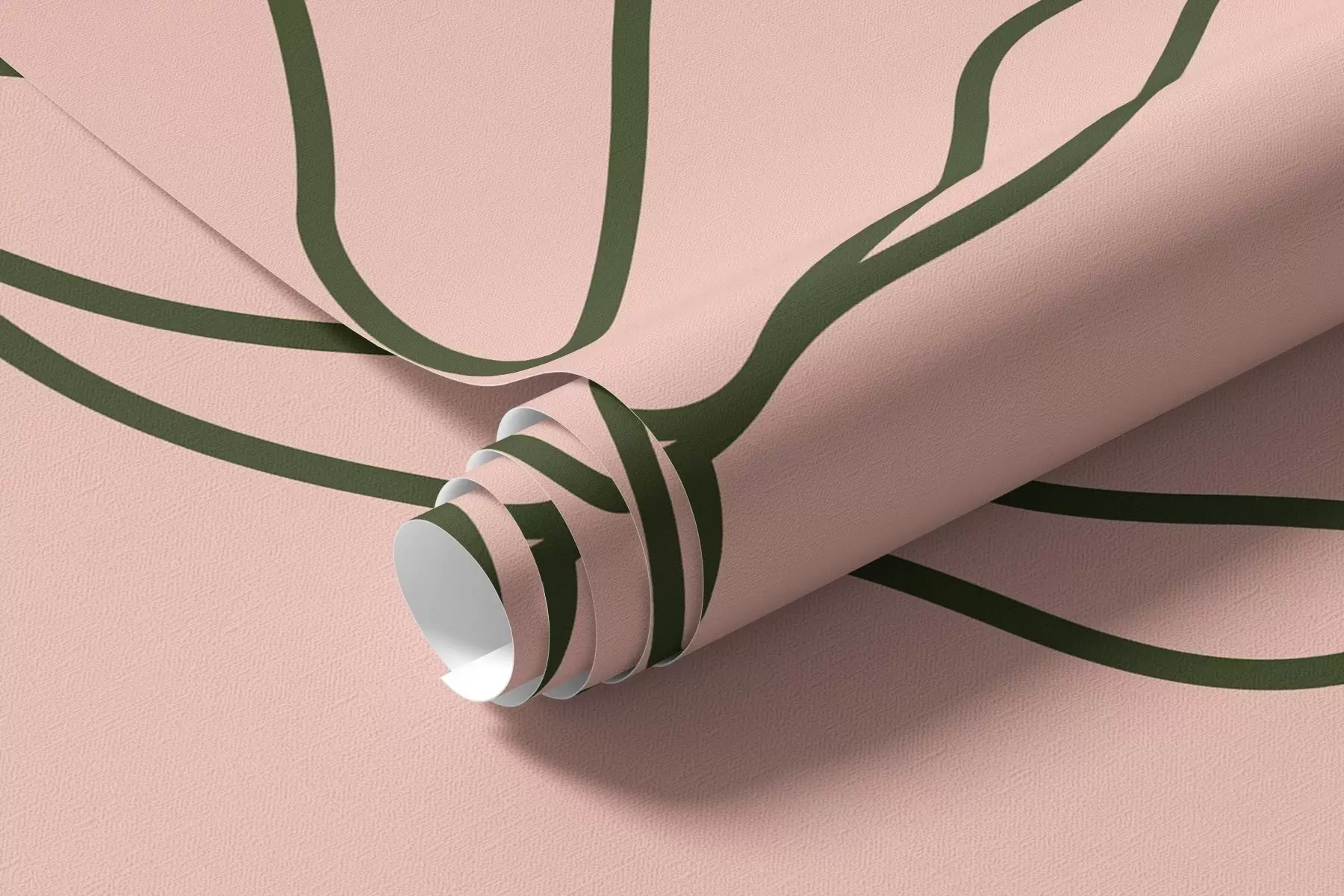 murales de pared Delicadas líneas florales w09167v1