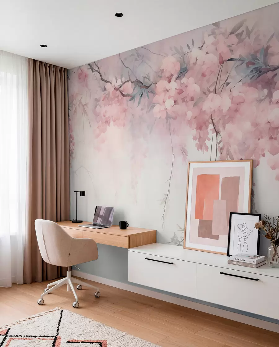 murales de pared Sucursal de primavera w09172v2