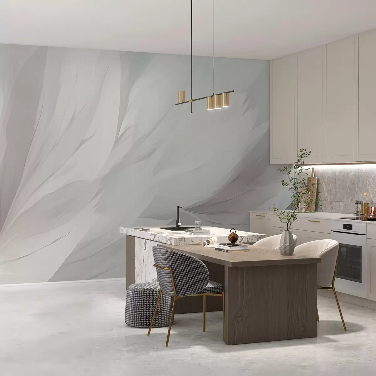 murales de pared Textura aireada w09174v2
