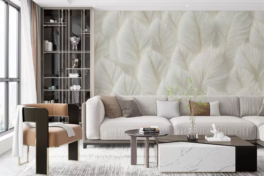 murales de pared Plumas grandes w04181