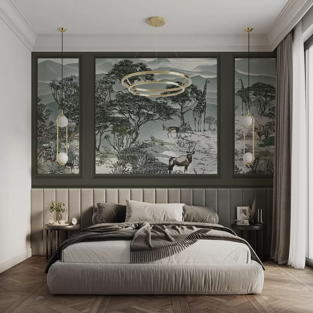 murales de pared Animales africanos w09230v1