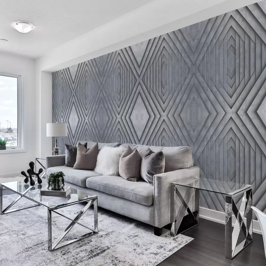 murales de pared imitación de paneles de madera en colores grises fríos w04168v2