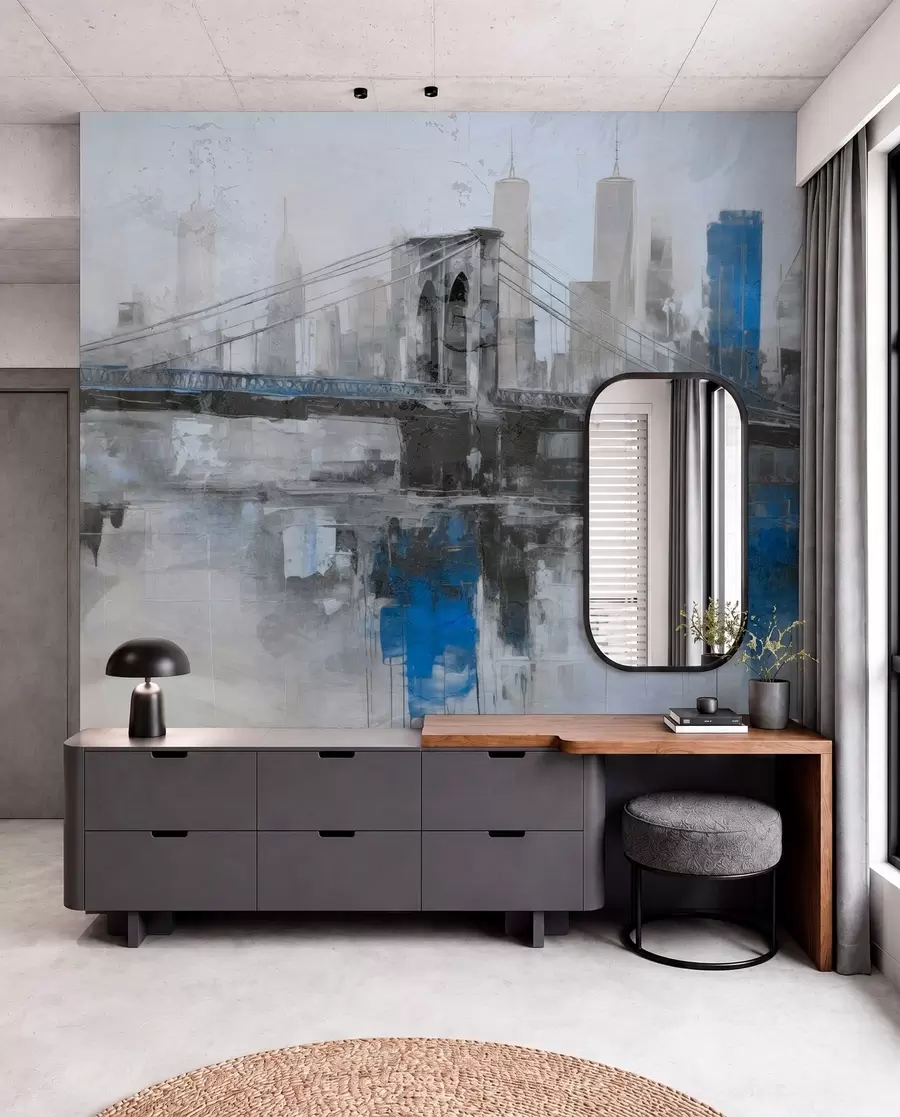 murales de pared Loftscape urbano w04192v1