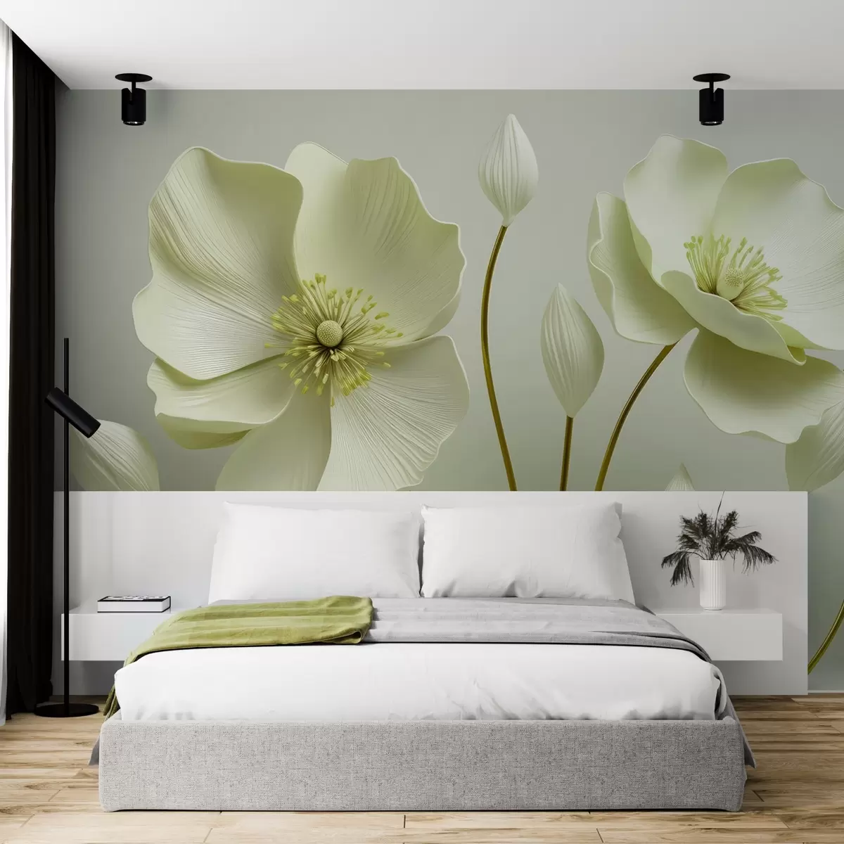 murales de pared Flores gráciles w04248v2