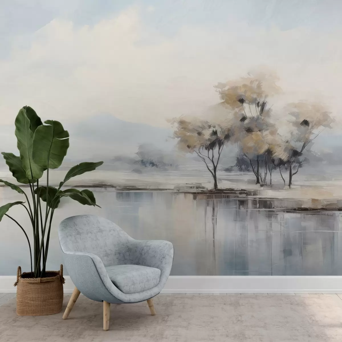 murales de pared Horizonte serenidad w04250