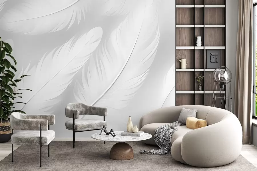 murales de pared Plumas w04273v1