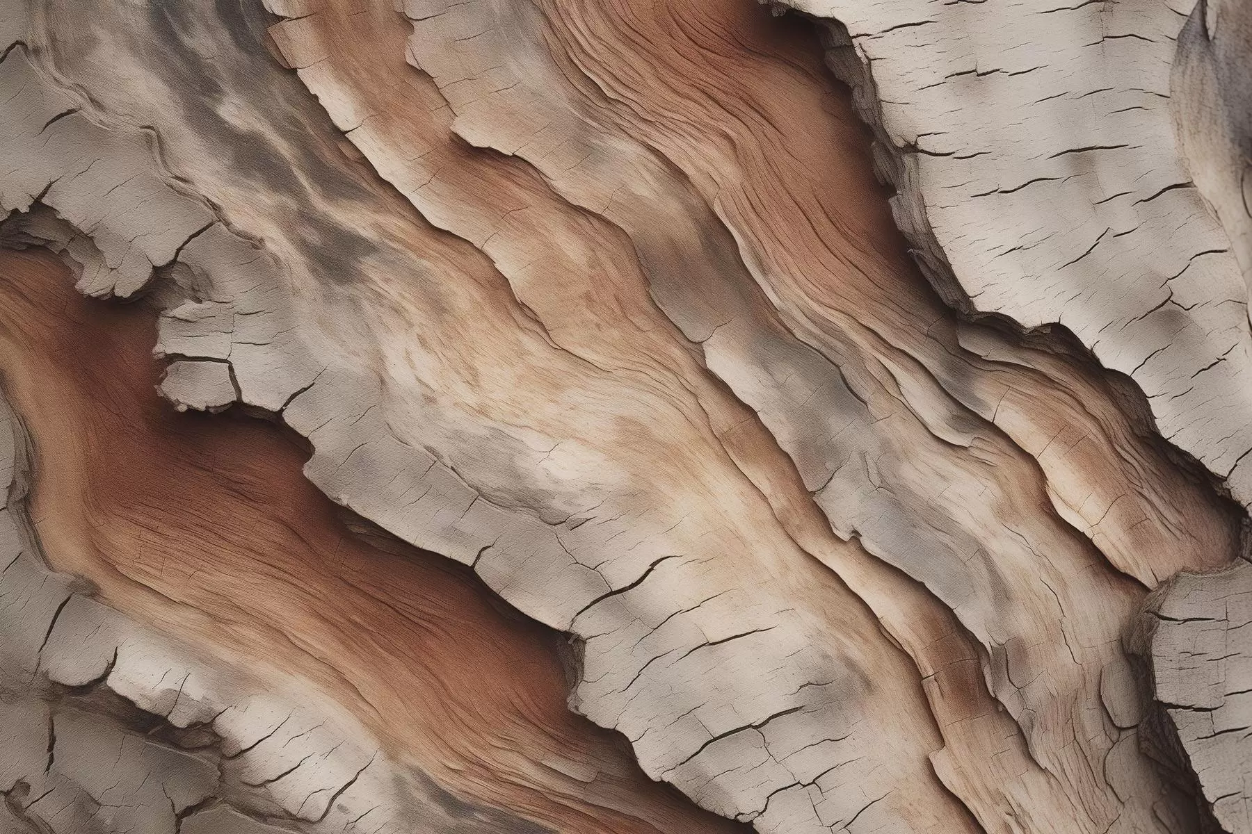 murales de pared Corteza de árbol w04299