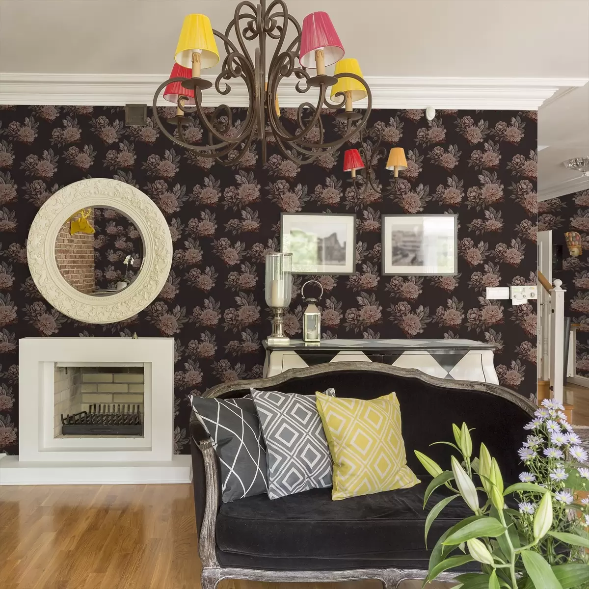 Papel pintado Rosas retro a00419v1 Papel pintado Rosas retro a00419v1