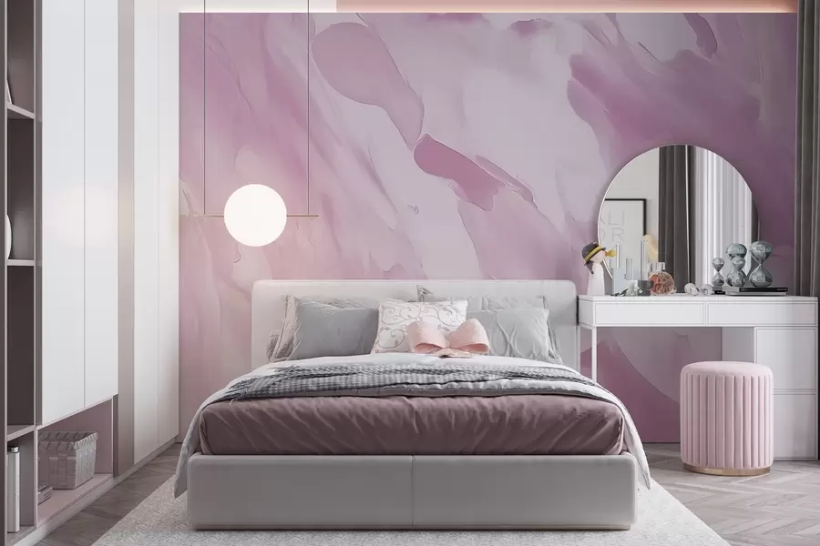 murales de pared Pinceladas sobre fondo abstracto con imitación de textura desgastada w04287v2