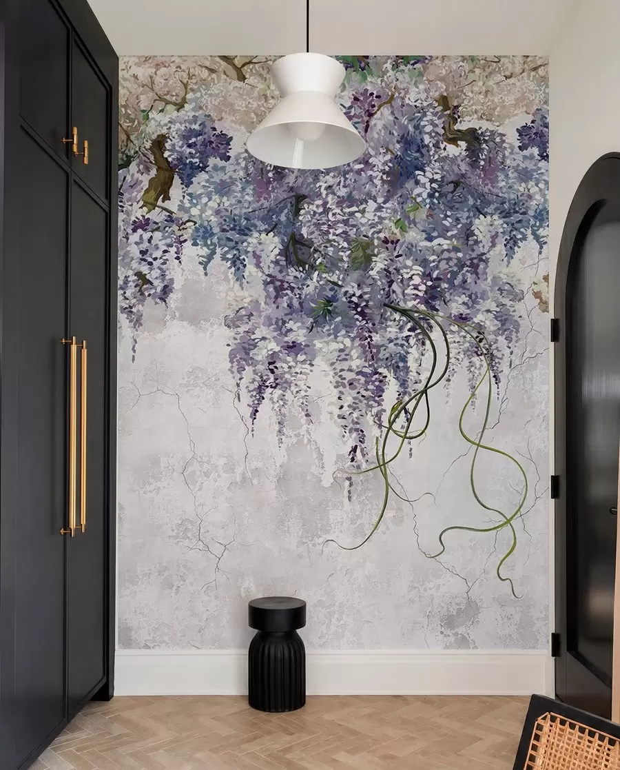 murales de pared Ramas de lilas Boho u71720