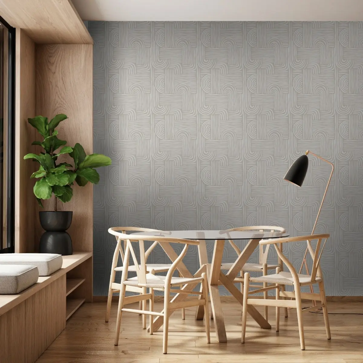 murales de pared Patrón de estilo de boho moderno u71744