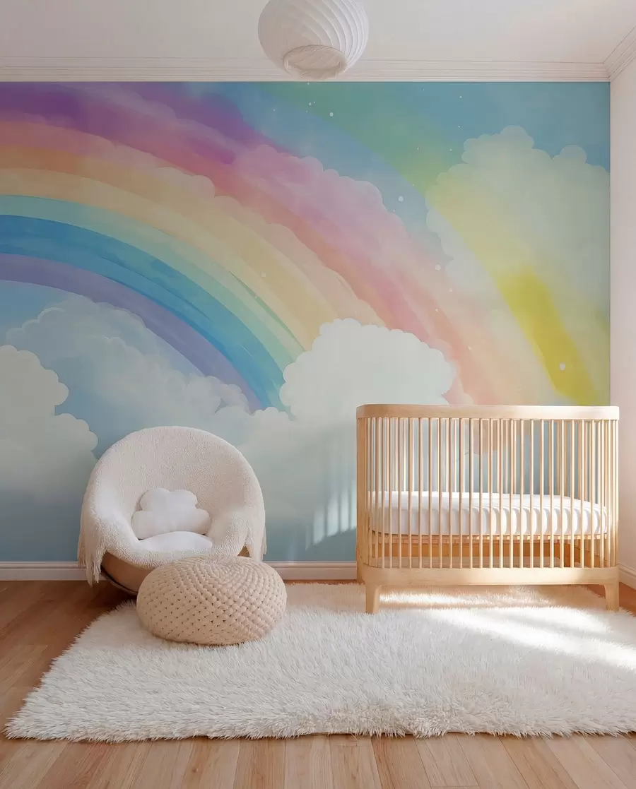 murales de pared Arco iris en el cielo w04487