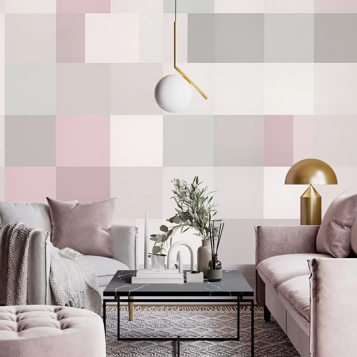 murales de pared Geometría w04476v3