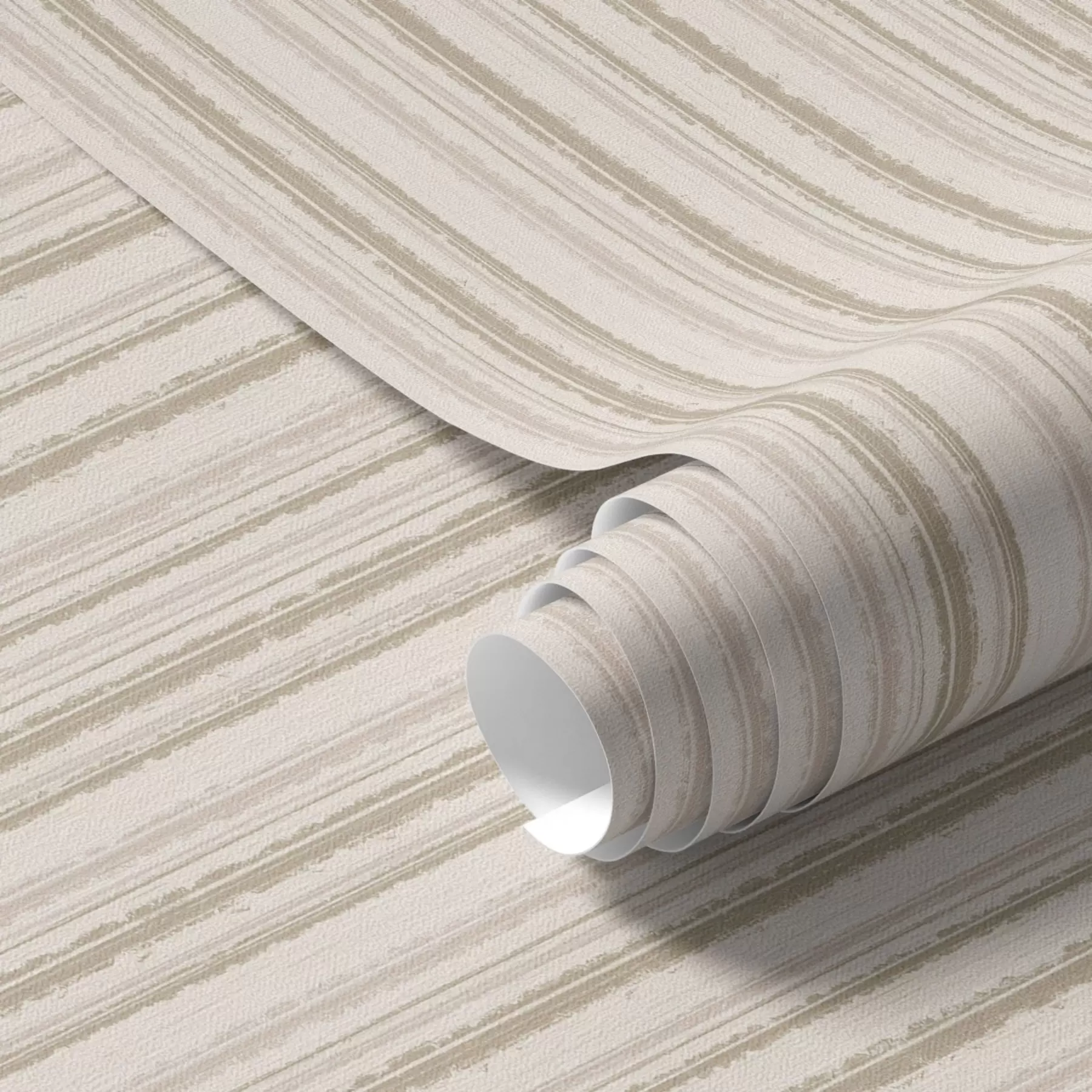 murales de pared Rayas finas en tonos beige claro a00549