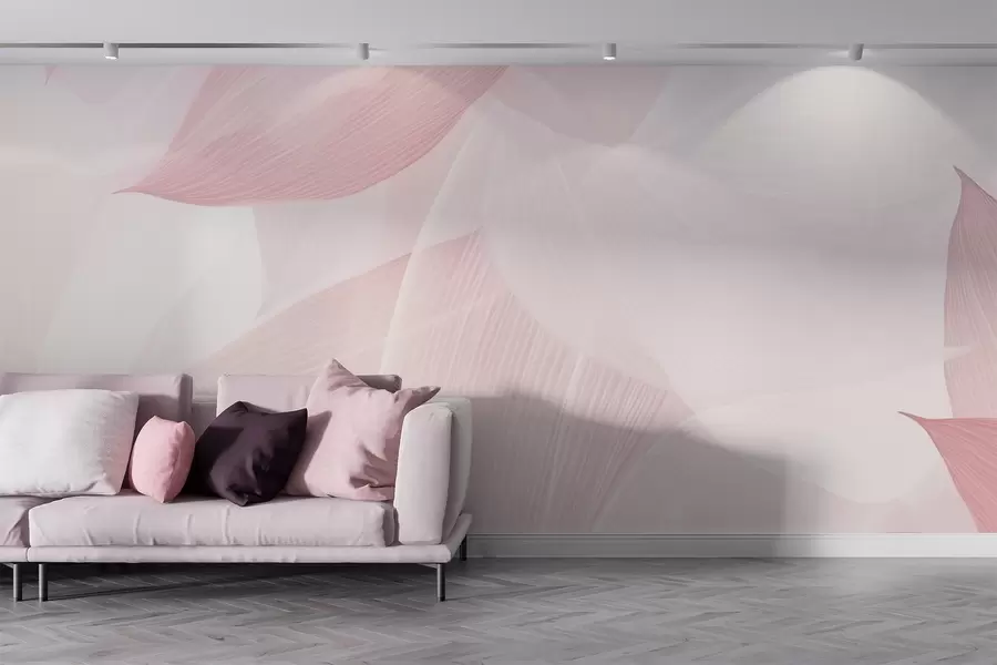 murales de pared Hojas afiladas w04517