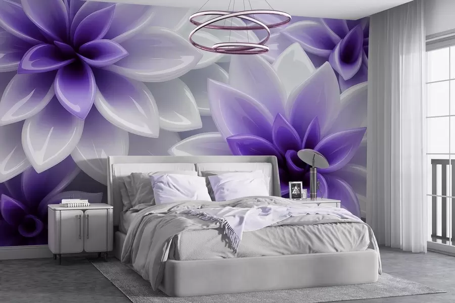 murales de pared Sinfonía floral w04571