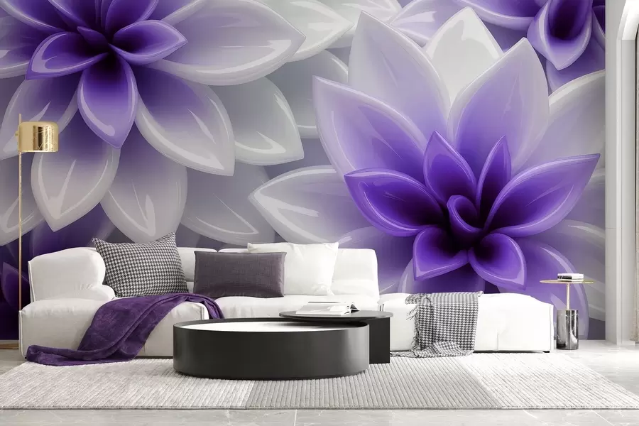 murales de pared Sinfonía floral w04571