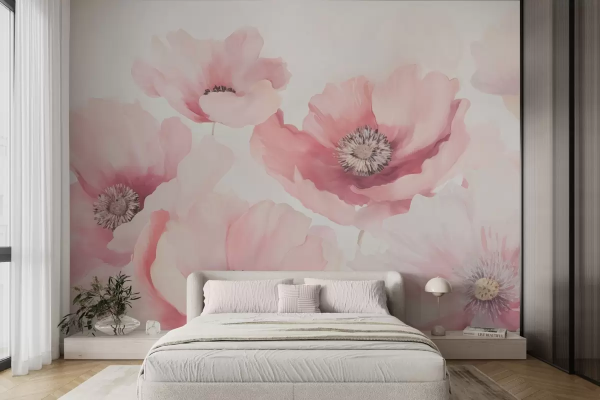 Murales de pared Amapolas w04656 murales de pared Amapolas w04656