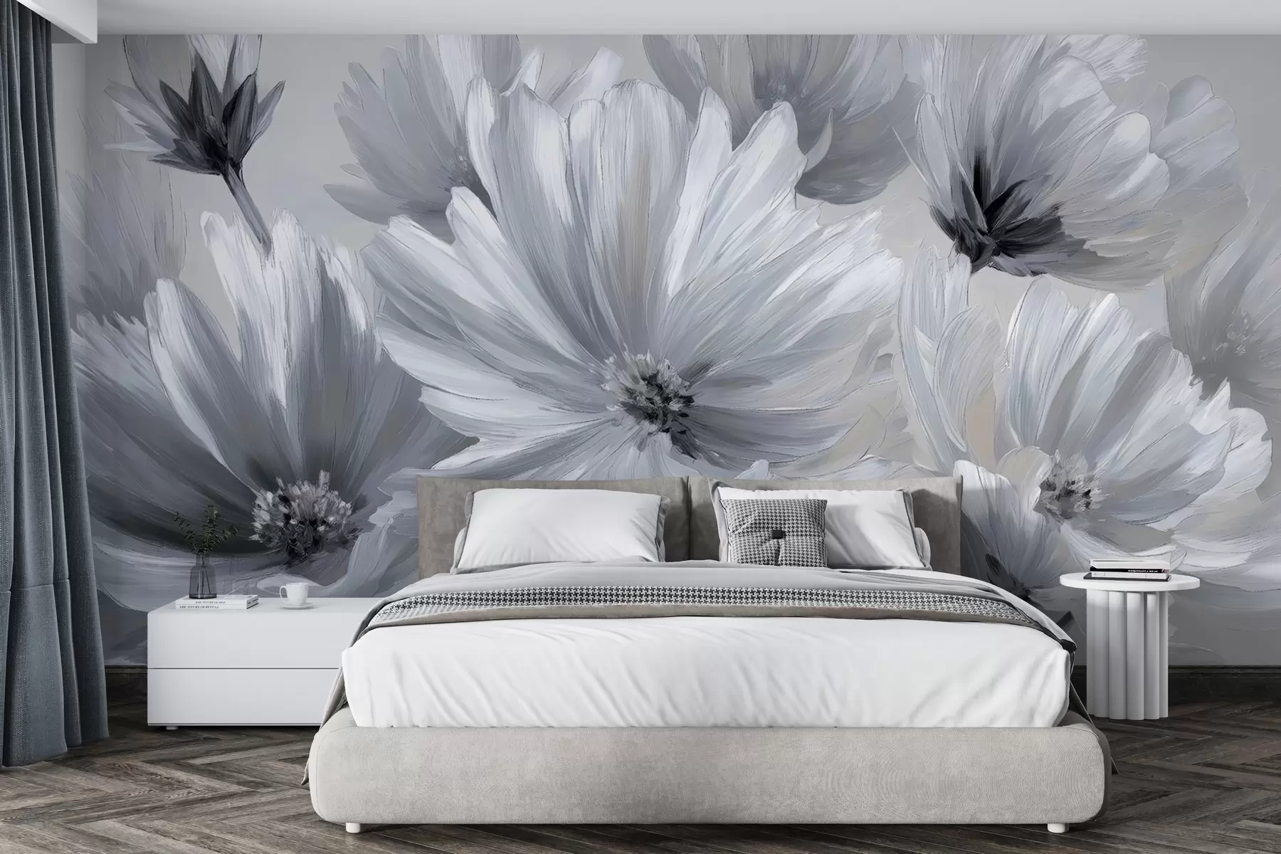 Murales de pared flores abstractas w04670 murales de pared flores abstractas w04670