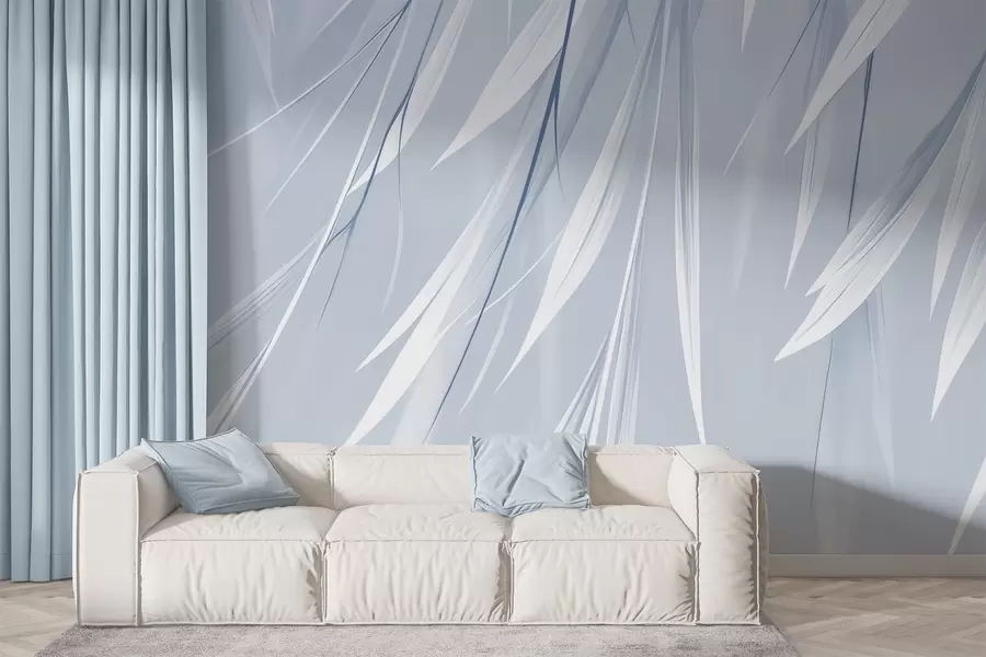 murales de pared Hojas delgadas colgantes w04703v2