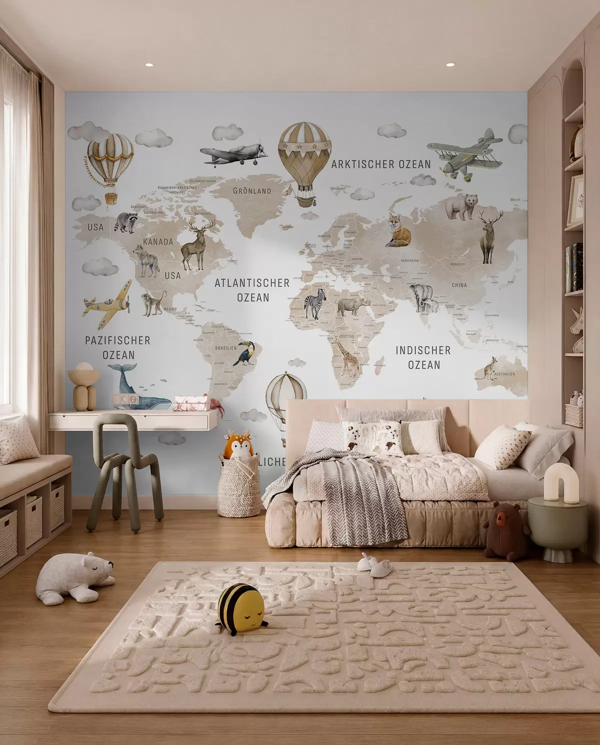 murales de pared Atlas beige en alemán c00001dev2