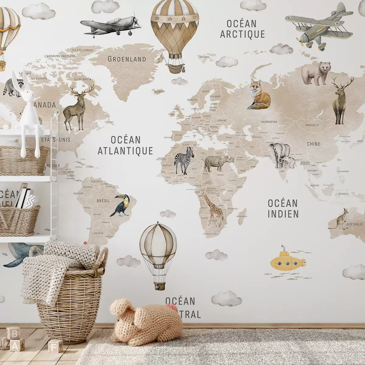 murales de pared Atlas beige en francés c00001frv2