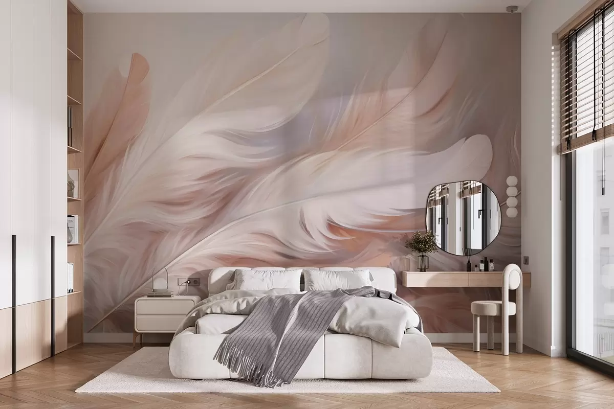 murales de pared Plumas w04775