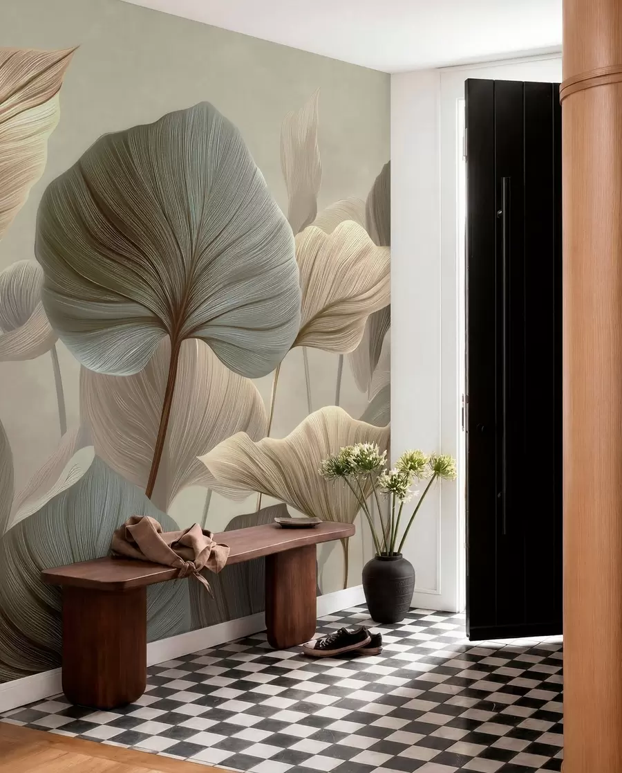 murales de pared Hojas w04848