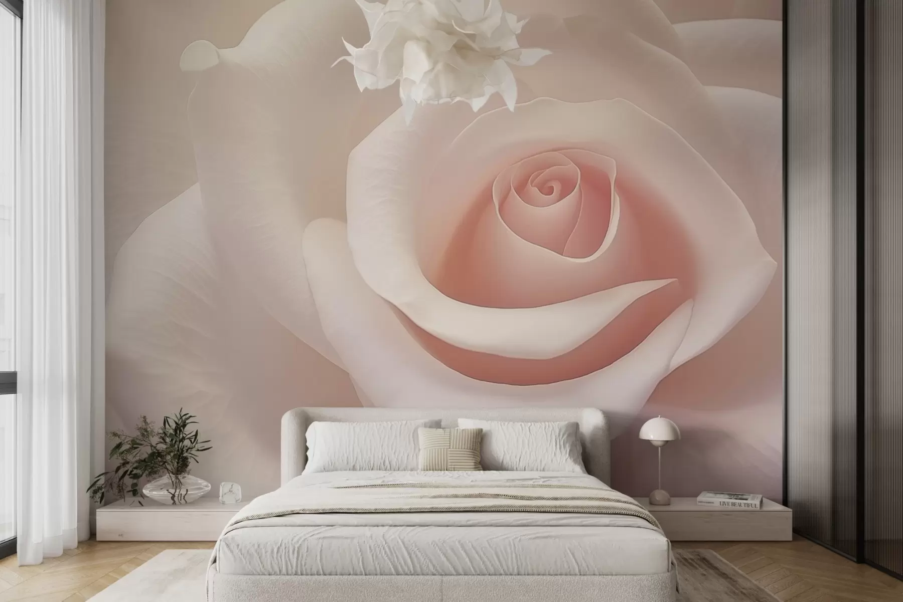 murales de pared Rosa w04892