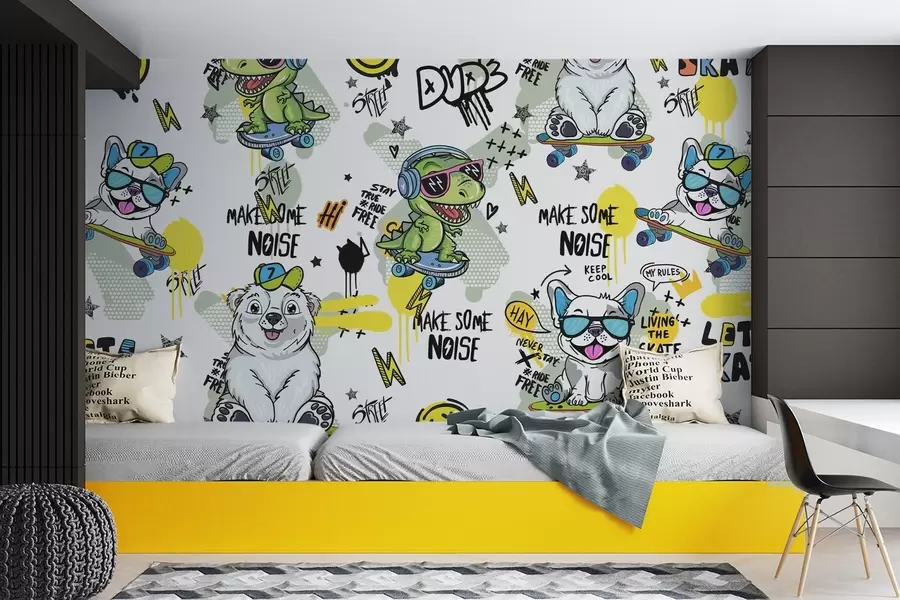 murales de pared Personajes de cuentos de hadas w04940v1