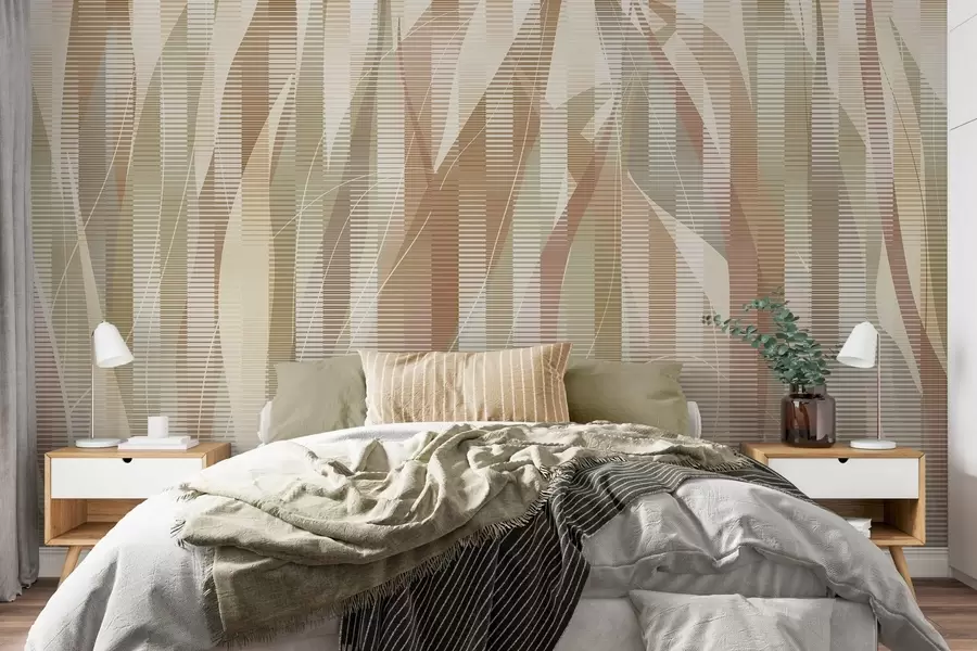 murales de pared Elementos entrelazados w04945