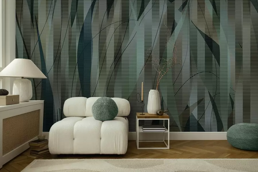 murales de pared Elementos entrelazados w04945v2