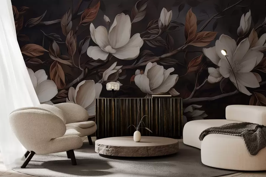 murales de pared Elegante rama de árbol w04950