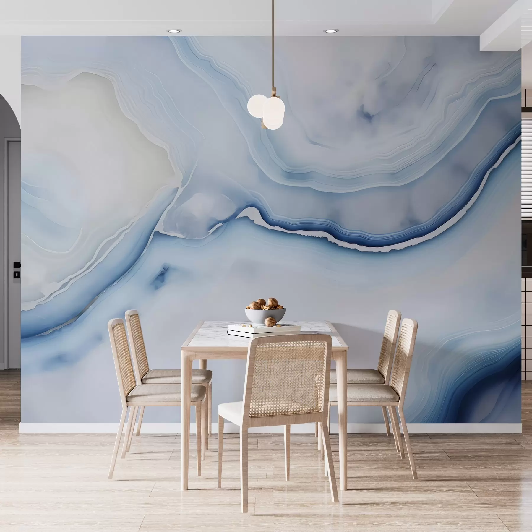 murales de pared Mármol delicado w05000