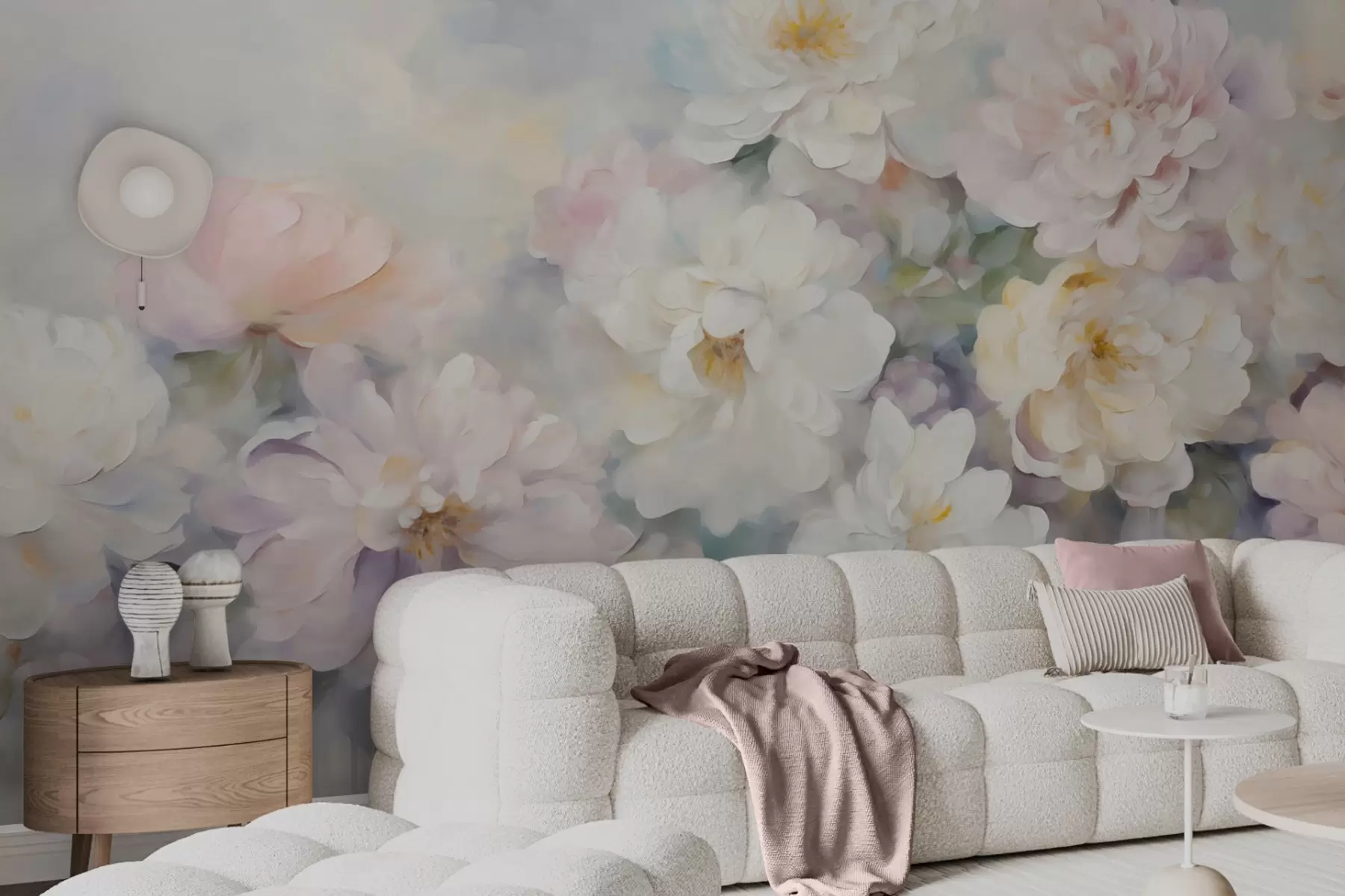 murales de pared Flores delicadas w09595