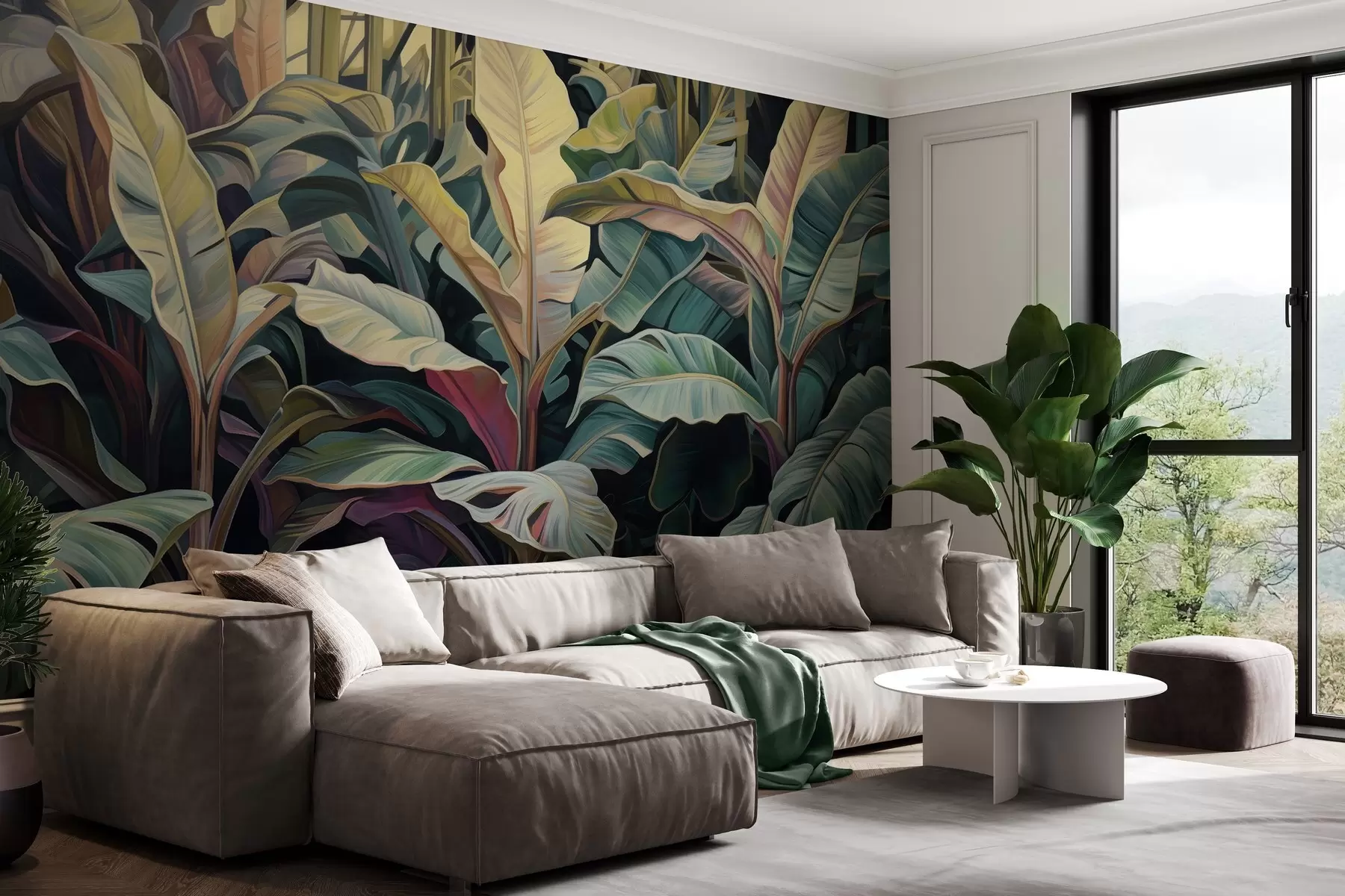 murales de pared Tranquilidad tropical w05013