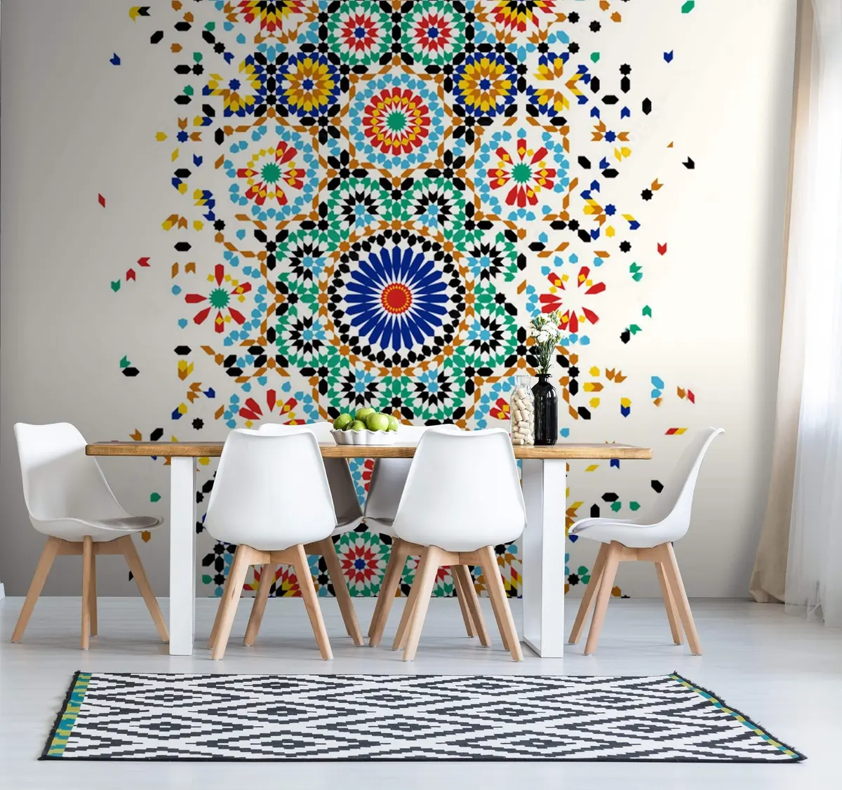 murales de pared Patrón marroquí u71921