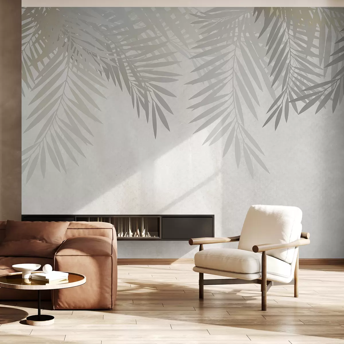 murales de pared Hojas y calor del sol. u71457