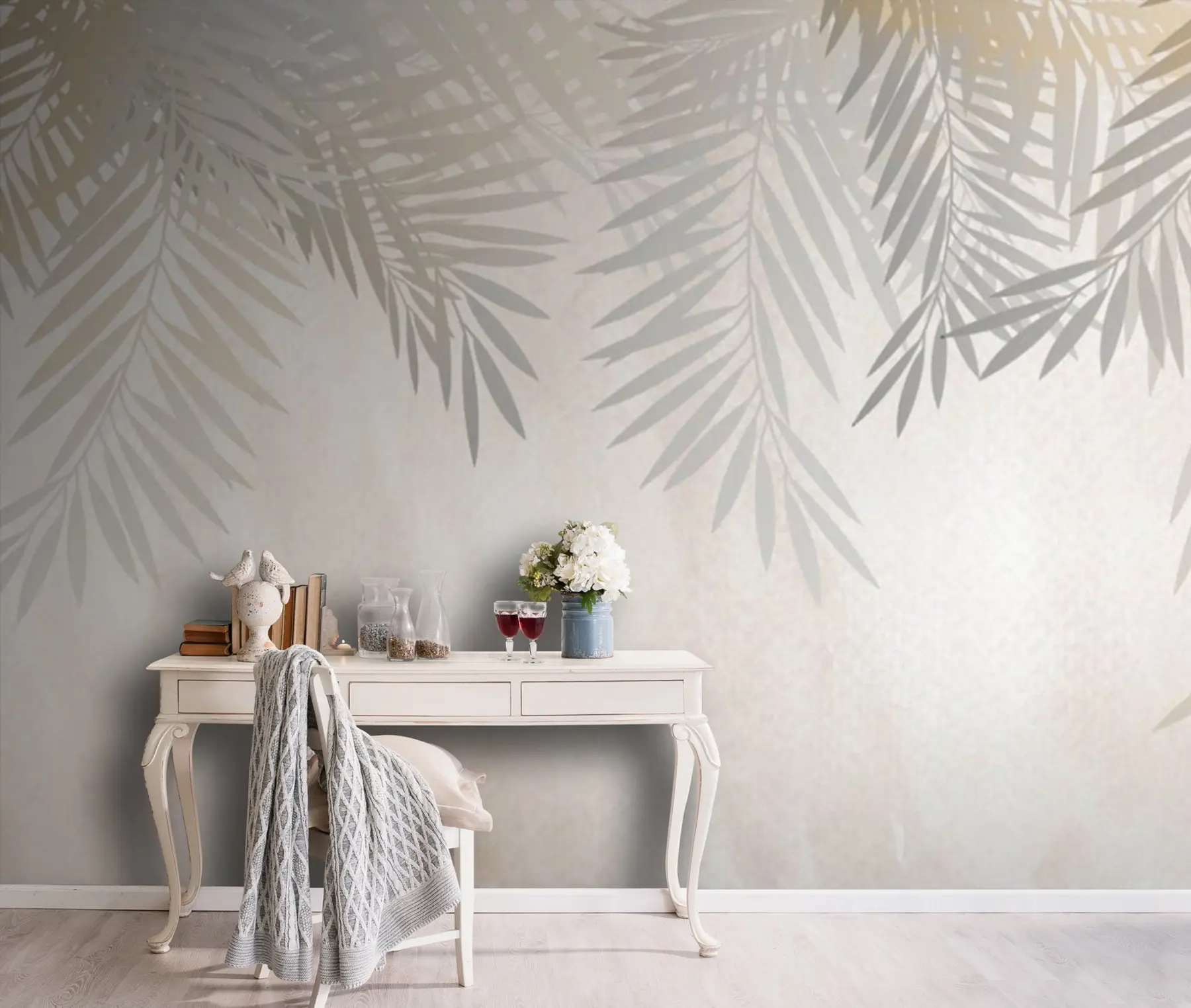 murales de pared Hojas y calor del sol. u71457