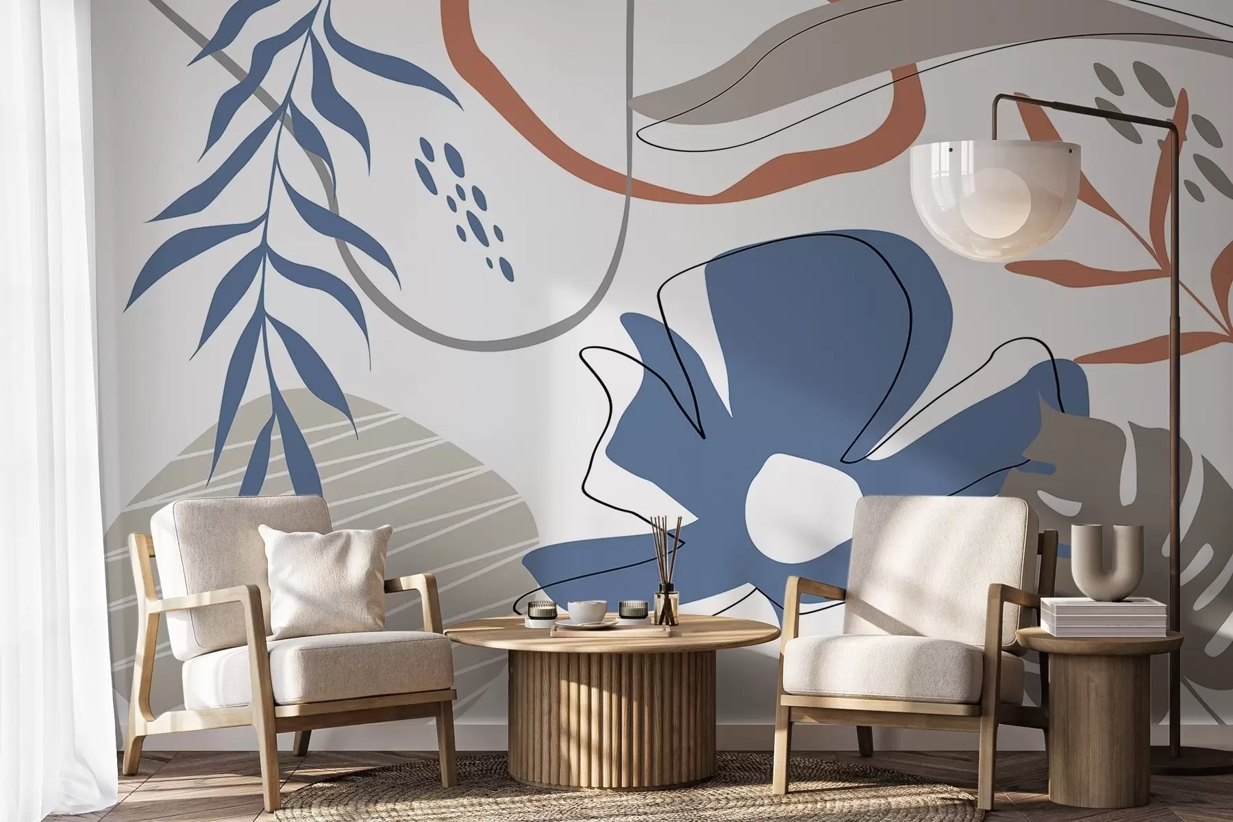 murales de pared Composición abstracta w05188