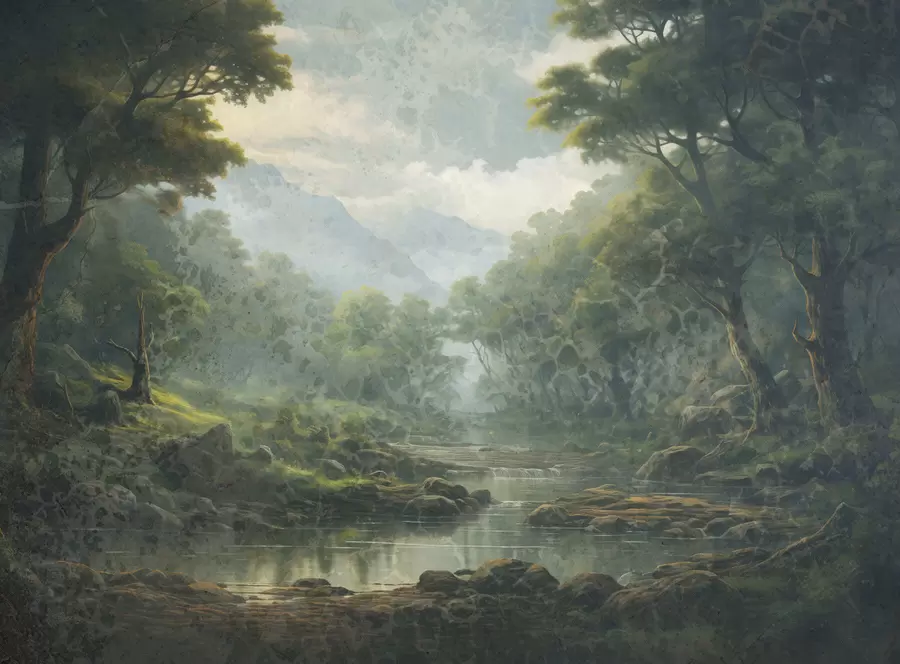 murales de pared Silencio del bosque w05171